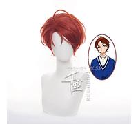 REYHS Anime Wonder Egg Priority Momoe Sawaki Perruque courte résistante à la chaleur Cheveux synthétiques pour femme + bonnet de perruque
