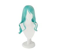 REYHS Hikawa Sayo Perruque Game BanG Dream! Cosplay Perruque Bleu Synthétique Femmes Cheveux Anime Bandori Cosplay Hikawa Sayo Costume