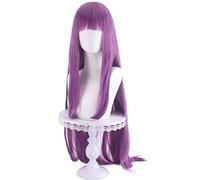 REYHS Perruque Fujiwara Zakuro pour cosplay Tokyo Mew Mew, perruque longue et raide violette, perruque d'Halloween pour fête costumée, spectacle d'anime, concerts, Dawig