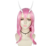 REYHS Perruque Shuna Cosplay For That Time I Got Reincarnated As A Slime, longue perruque rose, perruque pour costume d'Halloween, fête costumée, spectacle d'anime, cosplay, concerts, quotidien