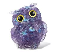 Reyife Statue de hibou en cristal naturel sculptée à la main Reiki - Figurines d'animaux - Décoration de maison, bureau, voiture - Cadeau idéal - 6,1 cm