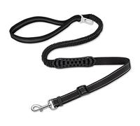REYIN-CHHN Laisse de voiture pour chien 2 en 1 - Réfléchissante - Réglable - Robuste - Double usage - Sangle élastique en nylon durable - 1,2 m - Laisse de promenade pour animal domestique - Pour