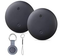 Reyke Smart Tag, Traqueur de Bagages, Fonctionne avec Apple Find My (iOS Uniquement), Localisateur d'Articles pour Clés, Sac à Dos, Portefeuille, Animaux Domestiques, Étanchéité, 2 Pièces