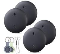 Reyke Smart Tag, Traqueur de Bagages, Fonctionne avec Apple Find My (iOS Uniquement), Localisateur d'Articles pour Clés, Sac à Dos, Portefeuille, Animaux Domestiques, Étanchéité, 4 Pièces