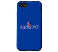 Reykjavik Drapeau islandais Souvenir Typographie médiévale Islande Coque pour iPhone SE (2020) / 7/8