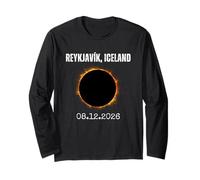 REYKJAVÍK, Islande 08.12.2026 Eclipse Solaire Manche Longue