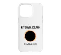 Reykjavík Islande Eclipse Solaire 08.12.2026 Coque pour iPhone 15 Pro Max