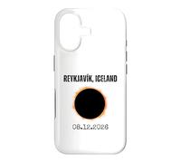 Reykjavík Islande Eclipse Solaire 08.12.2026 Coque pour iPhone 17