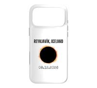 Reykjavík Islande Eclipse Solaire 08.12.2026 Coque pour iPhone 17 Pro Max