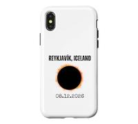 Reykjavík Islande Eclipse Solaire 08.12.2026 Coque pour iPhone X/XS