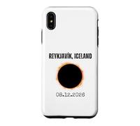 Reykjavík Islande Eclipse Solaire 08.12.2026 Coque pour iPhone XS Max