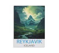 Reykjavík, Islande，Puzzle pour Adultes 1000 Pièces en Papier Puzzles Jeu Cadeau Accueil Décoratif Mots Croisés（50x70cm）-HZ8