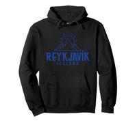 Reykjavik Islande Souvenir des Montagnes islandaises Sweat à Capuche