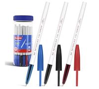 Reynolds 045 CARBURE 25 CT JAR, 16 BLEU, 6 NOIR & 3 ROUGE | Ensemble de stylos à bille avec prise en main confortable | Stylos pour écrire | Papeterie scolaire et bureau | Stylos pour étudiants |