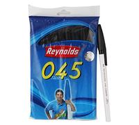 Reynolds 045 Lot de 10 stylos à bille Noir
