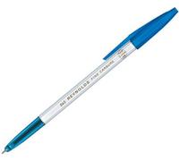 Reynolds Lot de 50 stylos à bille fins Carbure Bleu 045 Blanc