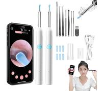 Reyova Kit Pro - Dispositif De Nettoyage PréCis Et SéCurisé, Reyova Oreille, Cure Camera Hd Oreille Kit Pro - Kit Professionnel Nettoyage PréCis Et SûR (Blanc*2, Taille unique)