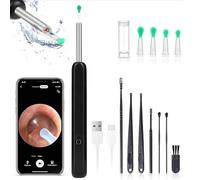 Reyova Oreille Otoscope 1080p Hd Kit Camera Oreille, Reyova Vision-Caméra Oreille Nettoyage Ip67 Étanche, Endoscope Wifi Nettoyant Oreille Kit Avec 6 Lumières Led, Adapté Aux Smartphones Et Tablettes
