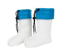 Reyox Enfant Chaussettes de Bottes, Chaussette Intérieur de Bottes, Doublure Chaude pour Bottes en Caoutchouc Bleu 31 EU