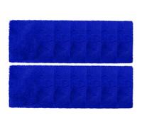 Reyox Lot de 12 Tapis Carrés pour Salle de Classe, Coussins de Sol Doux et Antidérapants pour Activités de Groupe et Zones de Marquage Bleu Roi