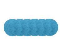 Reyox Lot de 6 Tapis Ronds pour Salle de Classe, Coussins de Sol Doux et Antidérapants pour Activités de Groupe et Zones de Marquage Bleu Clair