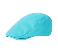 Reyox Unisexe Casquette Beret Plate Gavroche Coton Ivy Chapeau Bleu Ciel