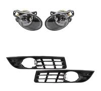 Reyukhn Phare antibrouillard Feux Antibrouillard LED 3C0941699A Pour VW Pour Passat B6 2006-2011 Cache De Phare Antibrouillard Avant Accessoires De Phares LED Feux de brouillard(Halogen and Covers)