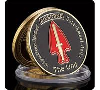 REZAJDUIE Pièce commémorative de l'armée américaine, pièce de défi opérationnel des Forces spéciales de la 1ère pièce, Souvenirs de la Force Delta aéroportée