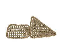 Rezard Lizard Dragon Barbu Hamac Lounger Grass Fibres Hamac d'escalade Doux pour Geckos Crabes Hermit Traite de Paille 24,41 x 12,99 x 0,79 Pouces