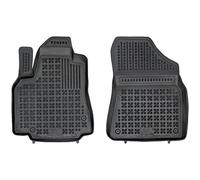 REZAW PLAST 201212P Tapis de sol Caoutchouc noir Avant Compatible avec CITROËN Berlingo II B9, PEUGEOT Partner II Tepee Partner II Van