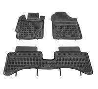 REZAW PLAST 201430 Tapis de sol Caoutchouc noir Avant et Arrière Compatible avec TOYOTA Yaris 3/5 portes P13