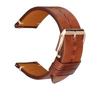 REZERO Bracelet de Montre à Dégagement Rapide, Sangle de Montre en Cuir Véritable de Veau Italien, Lanière de Montre de Remplacement Classiques pour Homme, Femme 18mm 19mm 20mm 21mm 22mm 23mm 24mm