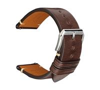 REZERO Bracelet de Montre à Dégagement Rapide, Sangle de Montre en Cuir Véritable de Veau Italien, Lanière de Montre de Remplacement Classiques pour Homme, Femme 18mm 19mm 20mm 21mm 22mm 23mm 24mm