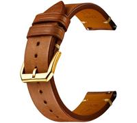 REZERO Bracelet de Montre à Dégagement Rapide, Sangle de Montre en Cuir Véritable de Veau Italien, Lanière de Montre de Remplacement Classiques pour Homme, Femme 18mm 19mm 20mm 21mm 22mm 23mm 24mm