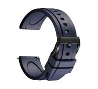 REZERO Bracelet de Montre en Caoutchouc FKM à Dégagement Rapide, Sangle de Montre en Fluoro-Caoutchouc, Épais et Solide, Lanière de Montre de Remplacement Étanche 19/20/21/22/23/24mm pour Homme, Femme