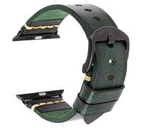 REZERO Bracelets Compatible avec Apple Watch, Bracelets, Sangle de Montre en Cuir Véritable Tanné Végétal, Lanière de Montre de Remplacement pour iWatch Série 10/9/SE, 38/40/41/42/44/45/46/49mm