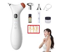 Rezuri - 4-in-1 Jaw Massager, Rezuri - 4-in-1 Jaw Massager, Cura Pen TMJ Relief Device, Facial Sculpting Device with Soothing Heat Vibration, for Jaw, Face & Neck Pain, Stiffness (Red)
