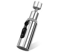 REZZI Aérateur de Robinet 3 Modes Rotatif 360° Tête Douchette Evier Cuisine Brise Jet Robinet Cuisine D'eau Pour Robinet Embout Robinet Cuisine Adaptateur Mousseur Robinet G1/2 FM22 M20 M22 M24