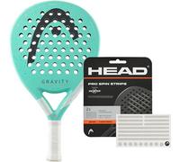Rezztek Pro Spin Strips pour raquette de padel Head Gravity Team Light 2024 - Pack pour un maximum de contrôle, de rotation et de confort - Universel et facile à installer