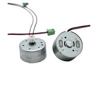 RF-300CA-1D390 Mini 24mm Mute Metal Brush Motor DC 1.5V-6V 3V 3700RPM Spindle Solar Power Engine Plastic Gear for CD/DVD Player