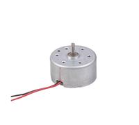 RF-300EA-1D390 DC 1.5V 3V 5V 6V 7250RPM Mini Mute 24mm Round Spindle Motor Precious Metal Brush Engine DIY Solar Power Toy Model