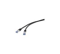 Renkforce RF-4673686 RJ45 Câble réseau, câble patch CAT 6a S/STP 1.00 m noir résistant aux UV