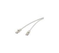 RF-4724278 RJ45 Câble réseau, câble patch CAT 5e F/UTP 5.00 m gris avec cliquet dencastrement