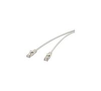 Renkforce Câble réseau RJ45 RF-4724282 CAT5e F/UTP 15 m gris avec cliquet d'encastrement 1 pc