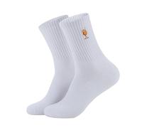 RF&CM Aperol Spritz Chaussettes brodées - Aperol Spritz Cocktail - Chaussettes de sport respirantes Chaussettes de tennis Crew Chaussettes en coton - Idée cadeau pour les amateurs de cocktails,