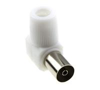 RF Coax Droit Angle Femelle pour TV Antenne Câbles - Numérique Terrestre HD Compatible [Socket]