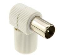 RF Coax Droit Angle Fiche pour TV Antenne Câbles - Numérique Terrestre HD Compatible [Plug]