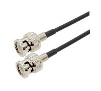 Rf Coaxial Bnc Mâle à Bnc Bouchon mâle RG316 / RG174 / RG58 Câble 50 Ohm Connecteur de sertissage Dual Bnc Fil de prise mâle 0. 5m 1m 2m 5m 10m(RG174,30CM)