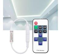 RF Contrôleur LED, Télécommande Sans Fil 11 Touches, RF Mini Contrôleur Bande LED, DC 5V-24V