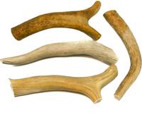 RF-Deer bois de cerf naturel, décoration unique, jouet parfait pour les chiens, jouet à mâcher pour les chiens, laaux enchères comprend 1 kg (10-20 cm/7-12 pièces).